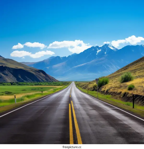 Road through the mountains