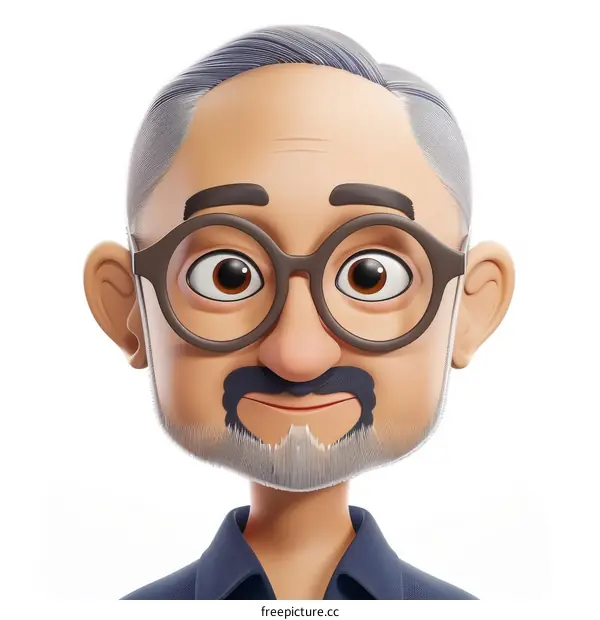 Portrait of a man with glasses and a beard