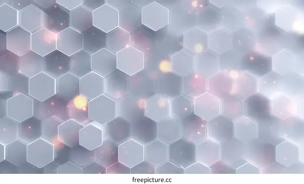 Abstract Geometric Hexagon Pattern Background