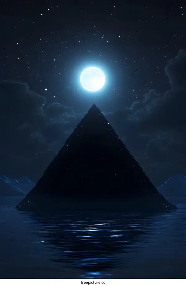 Pyramid Under the Moon