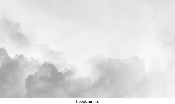 Gray Cloudy Sky Background