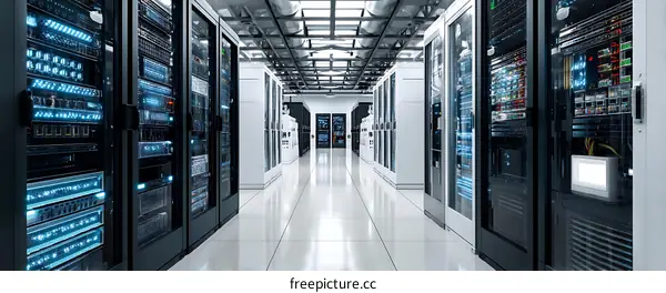 Modern Server Room Interior Design