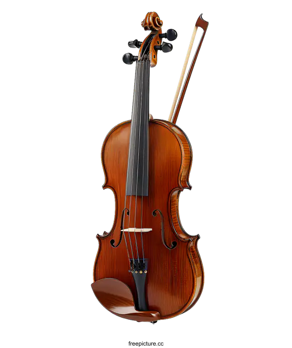 [Transparent Background PNG]violin on white background