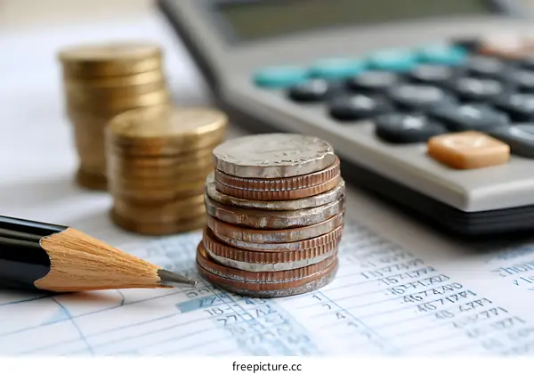 Financial Planning with Coins and Calculator