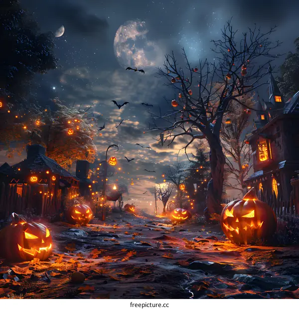 Halloween Pumpkin Town