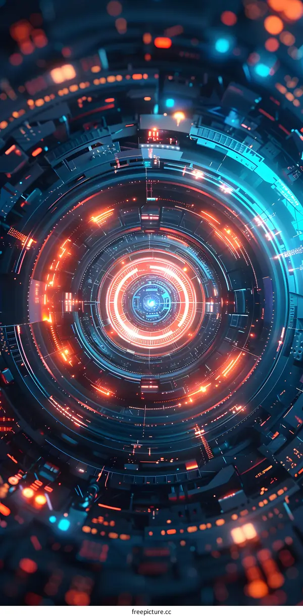 Futuristic Technology Core