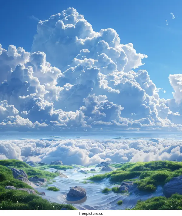 A Beautiful Sky Above the Clouds