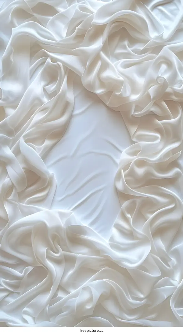 White Fabric Background
