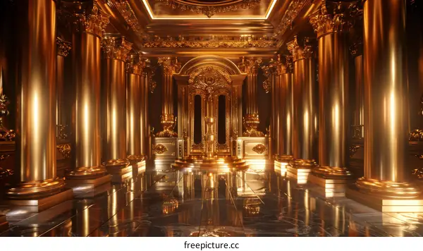 Golden Palace of opulence and architectural grandeur
