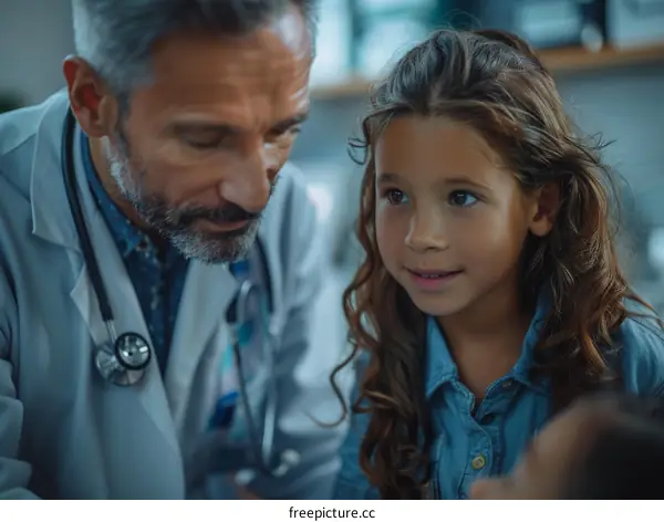 Doctor and patient talking