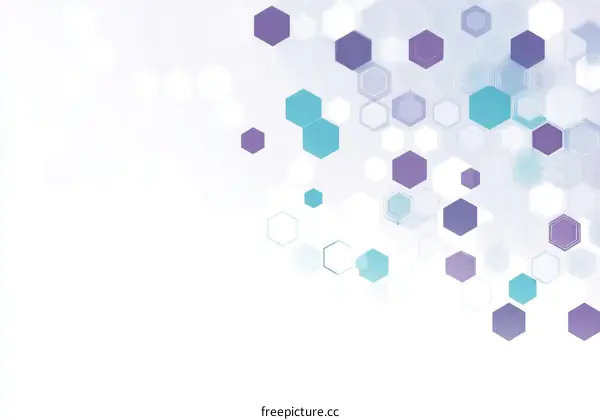 Abstract Geometric Hexagon Pattern Background Design
