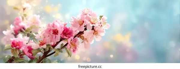 Beautiful Spring Blossom Background Image