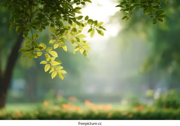 Natures Gentle Embrace of Sunlight