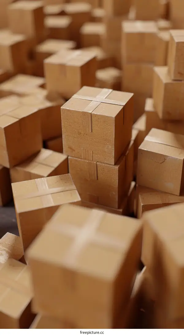 A Stack of Cardboard Boxes