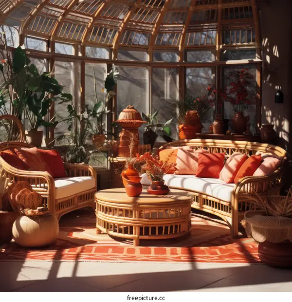 Sunroom Oasis: Bright & Botanical Interior Design