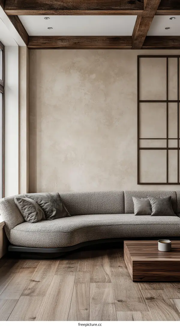 Modern Living Room Interior Design Illustration