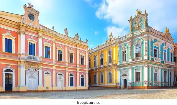 Colorful European Architectural Facades