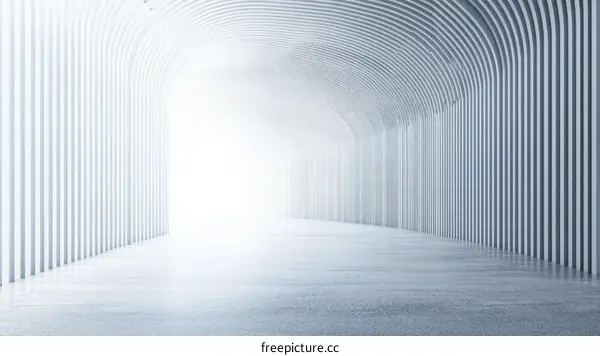 Modern Abstract Architecture Interior Design Corridor