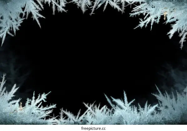 Frosted Window Frame Detail