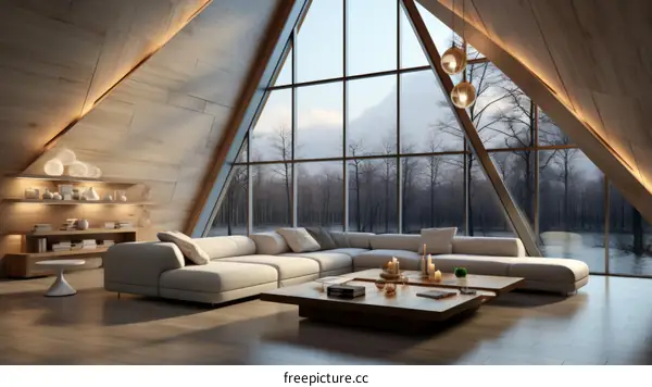 Modern Minimalist Living Room Interior Design