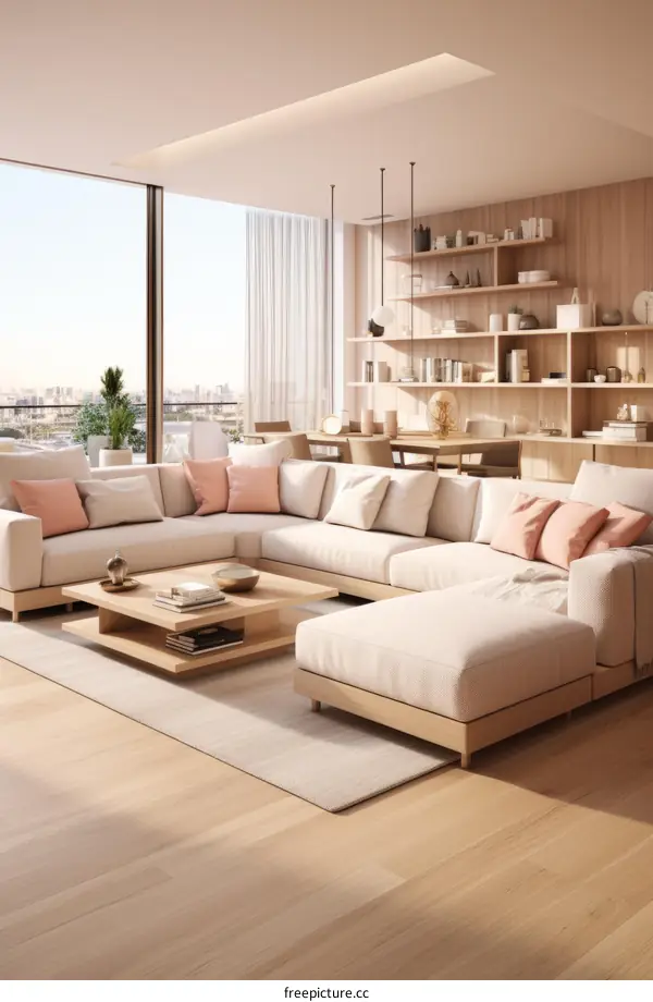 Bright and Airy Scandinavian Living Room Design