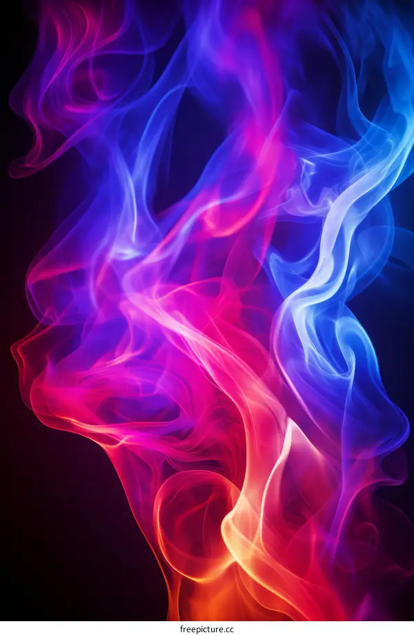 Colorful smoke background
