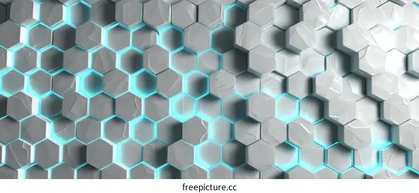 Abstract Geometric Hexagon Pattern Background