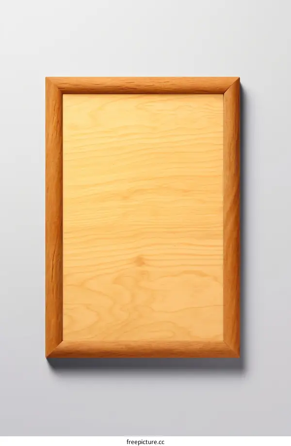 Light Wood Grain Wooden Frame
