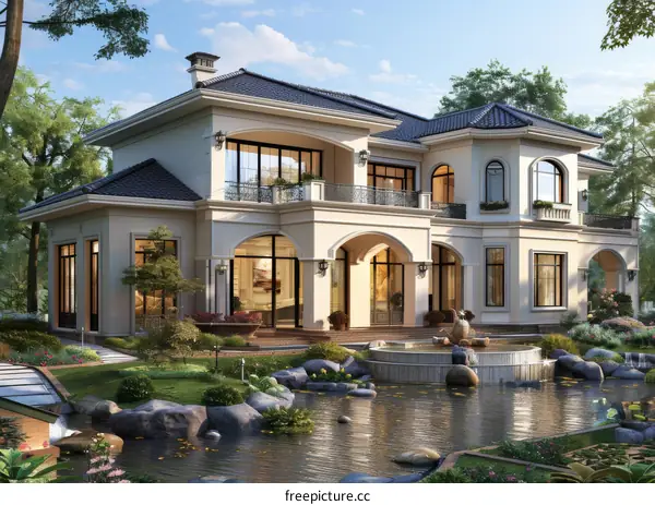 Luxury Villa with Stunning Architectural Design