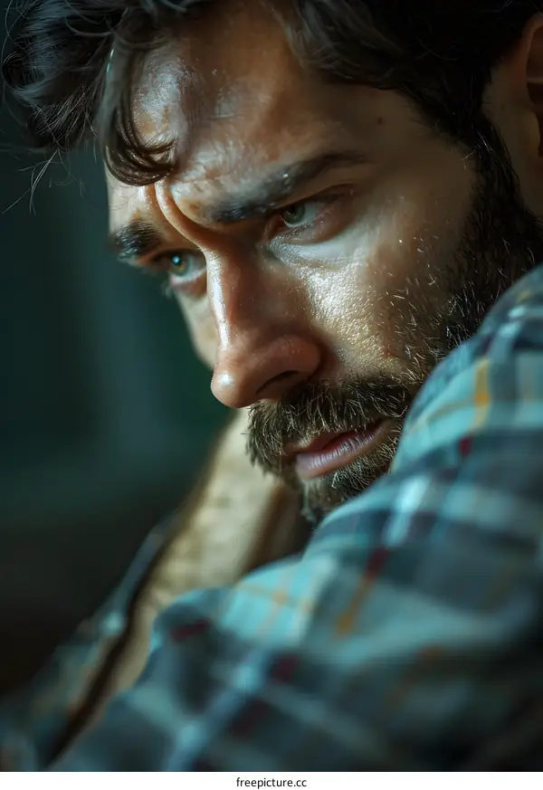 Close-up of a Bearded Man