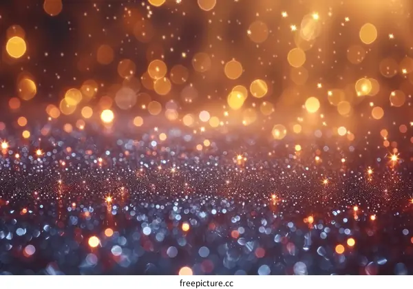 Blue and gold glitter texture background