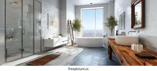 Modern Luxurious Urban Bathroom Design