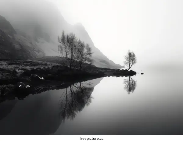 Tranquil Lake in the Scottish Highlands