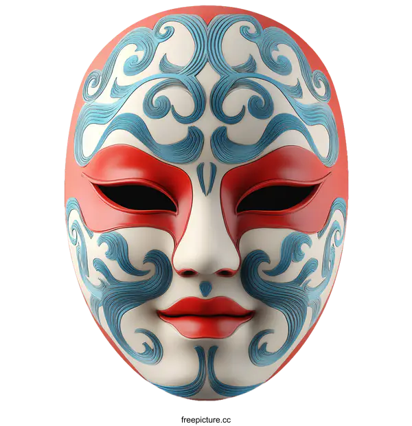 [Transparent Background PNG]Chinese Decorative Mask Design