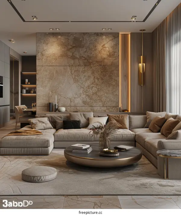 Modern and Minimalist Living Room