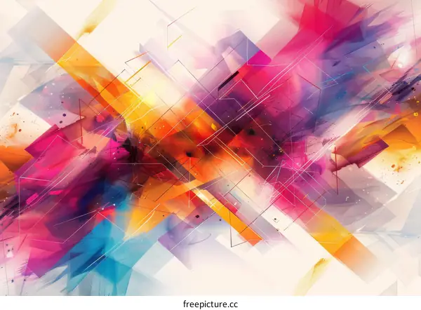 Colorful geometric shapes