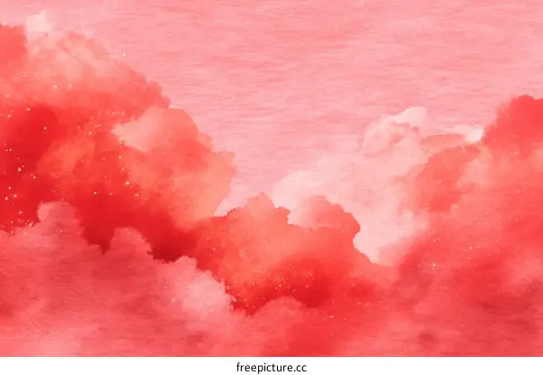 Abstract Watercolor Sky Painting