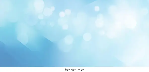 Abstract Light Blue Background with Soft Focus