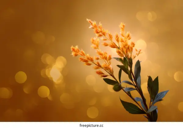 Golden Flower in Soft Light