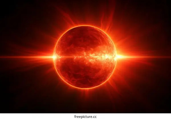 A Red Giant Star in the Constellation Orion