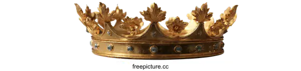 [Transparent Background PNG]Golden Crown Royal Headwear Luxury
