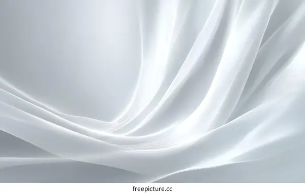 Abstract Elegant White Fabric Texture Design