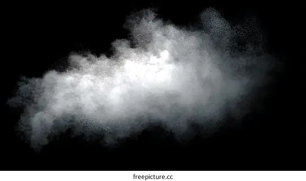 Abstract Smoke Cloud Design Element