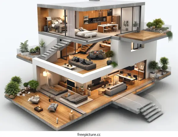 Modern Interior Design of a House