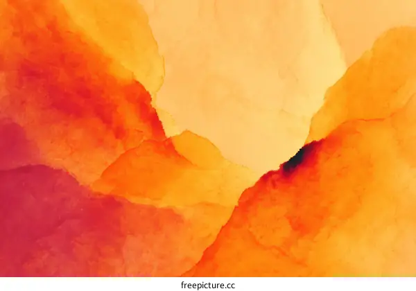 Abstract Watercolor Paint Splatter Art