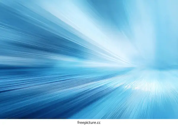Abstract Blue Motion Blur Background