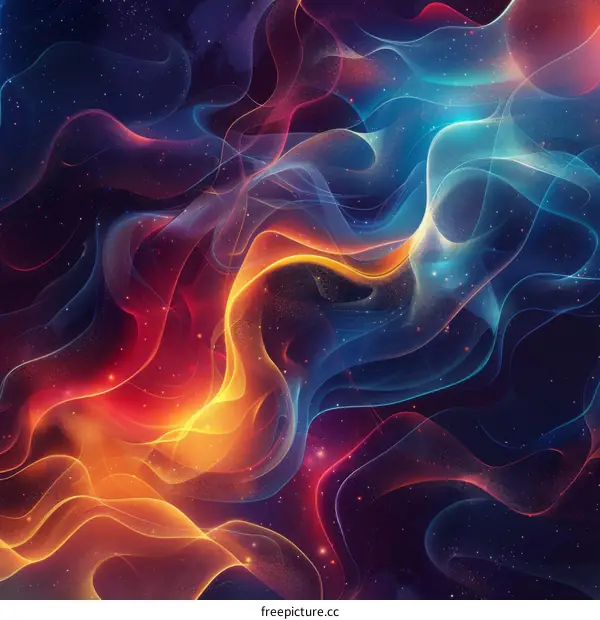 Vibrant Nebula in Space