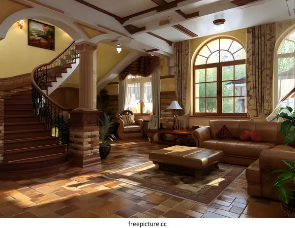 European style living room