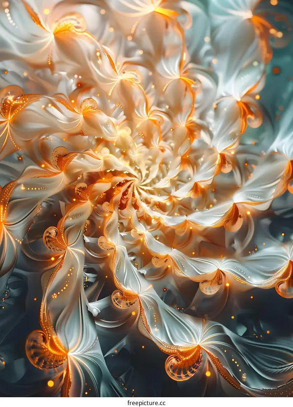 Golden Flower Blossoms