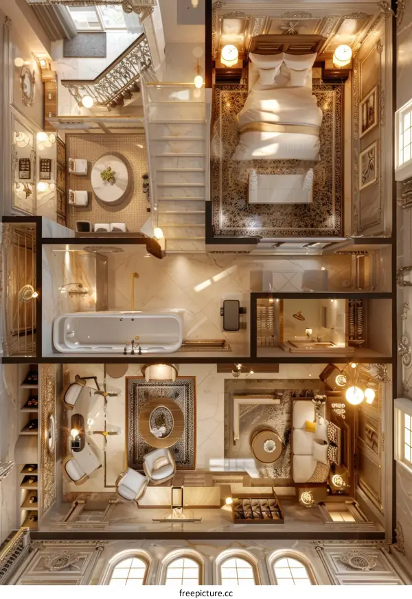 Luxury Mansion Floor Plan Design